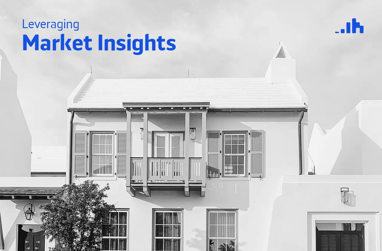 Interactive dashboard showing property analytics