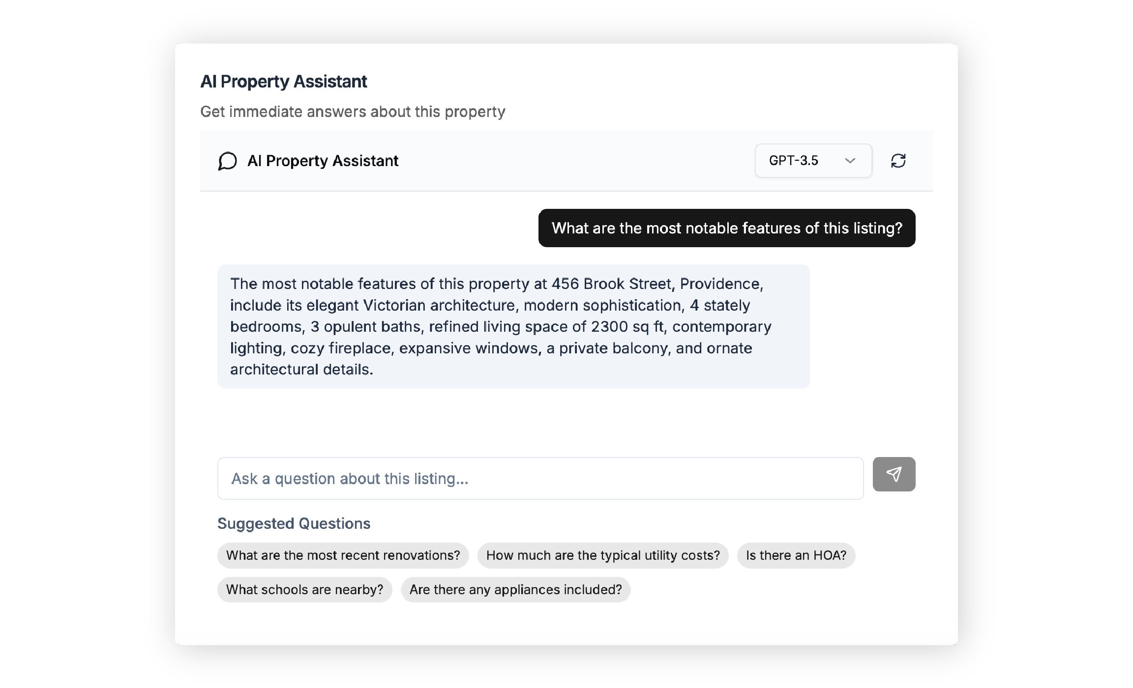 Branded buyer portal with agent information