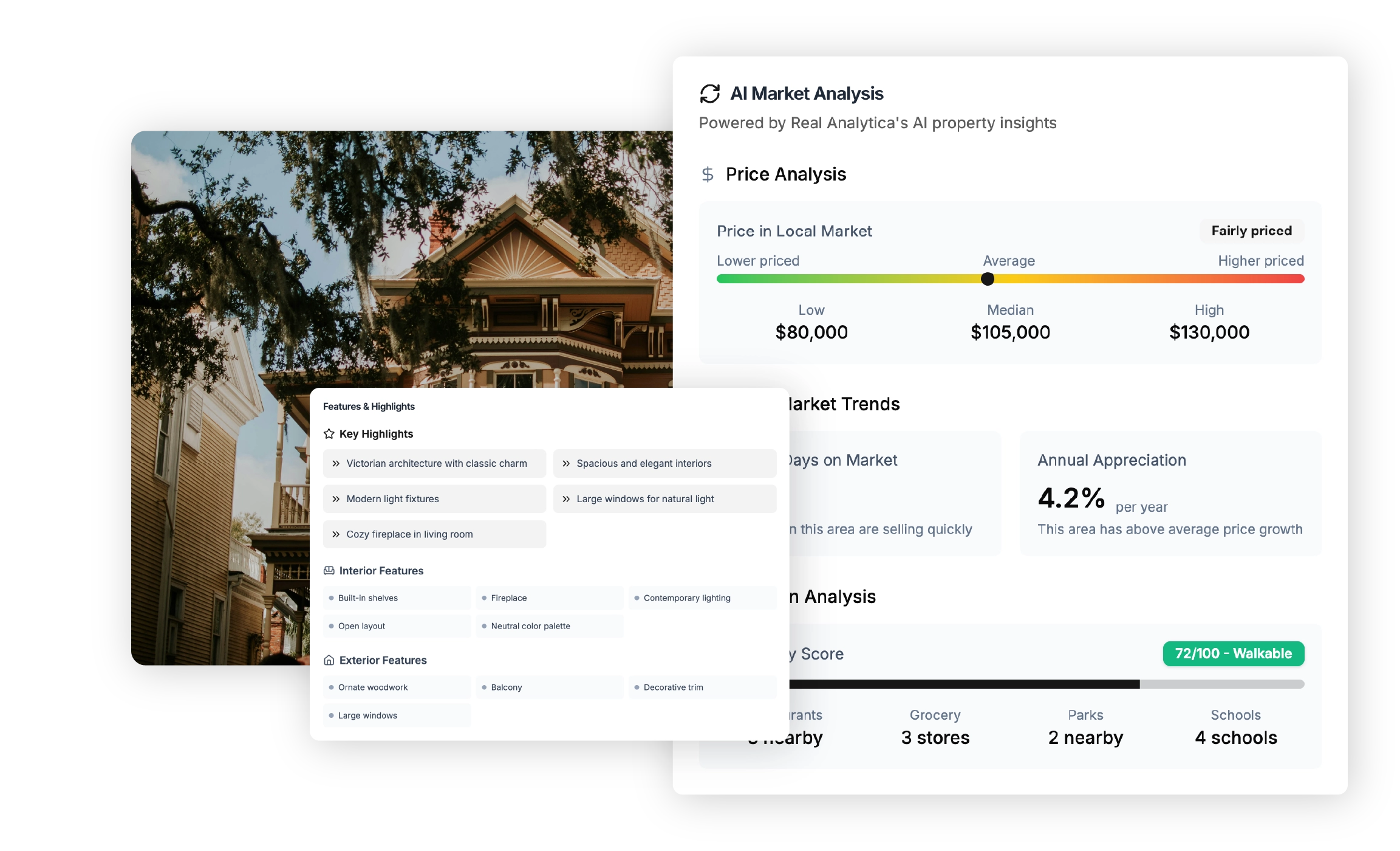 Buyer portal showing curated property collections